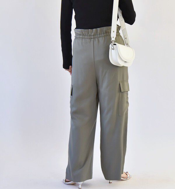 quaranciel「quaranciel:〈手洗い可能〉ツイル ドロスト カーゴ パンツ（セットアップ対応）」|カーゴ|