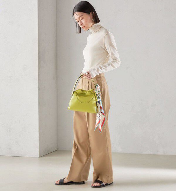 SHIPS for women「〈手洗い可能〉ドライタッチ リブ タートル 2」|Tシャツ・カットソー|