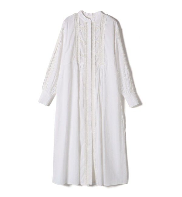 SHIPS Colors 「SHIPS Colors:〈手洗い可能〉コットン レース ジョイント シャツワンピース◇」|ワンピース|