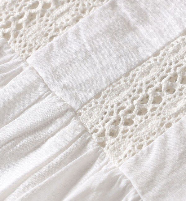 SHIPS Colors 「SHIPS Colors:〈手洗い可能〉コットン レース ジョイント シャツワンピース◇」|ワンピース|