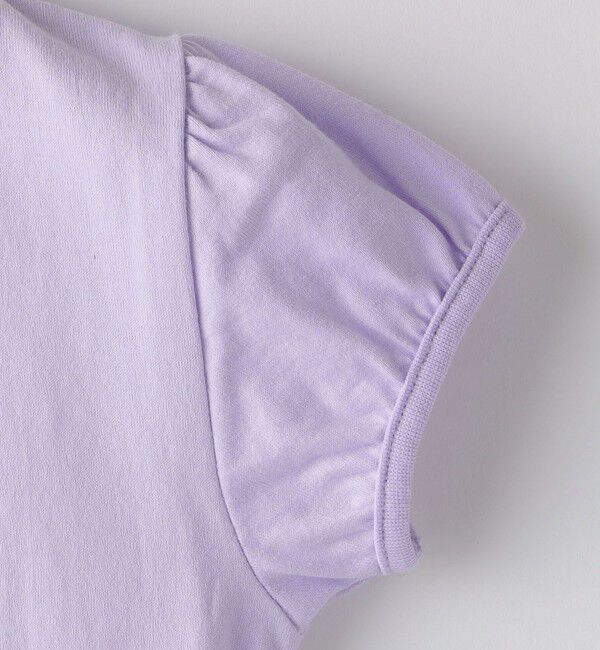 SHIPS KIDS「SHIPS KIDS:100～130cm / ガーリー 刺繍 ロゴ TEE」|Tシャツ・カットソー|