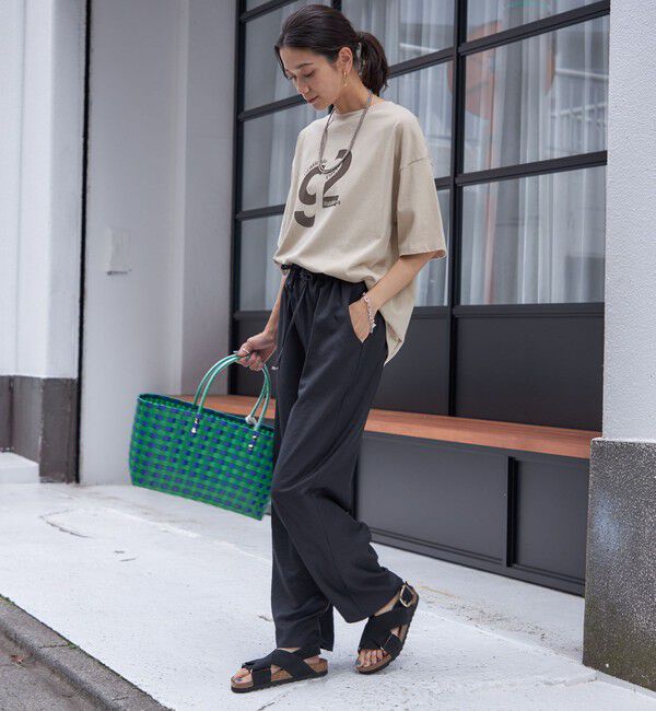 SHIPS for women「〈手洗い可能〉ツイル ドロスト パンツ」|その他|