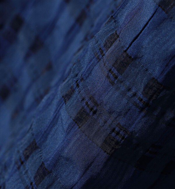 SHIPS any「SHIPS any:〈洗濯機可能〉シアー チェック ギャザー スカート」|スカート|