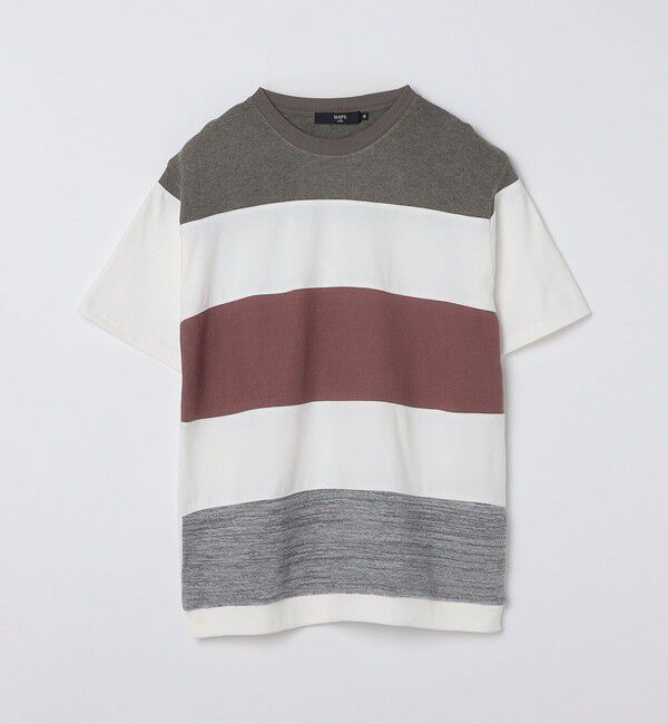 SHIPS Colors 「SHIPS Colors:〈手洗い可能〉切り替え ボーダー TEE◇」|Tシャツ・カットソー|