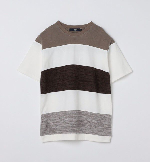 SHIPS Colors 「SHIPS Colors:〈手洗い可能〉切り替え ボーダー TEE◇」|Tシャツ・カットソー|