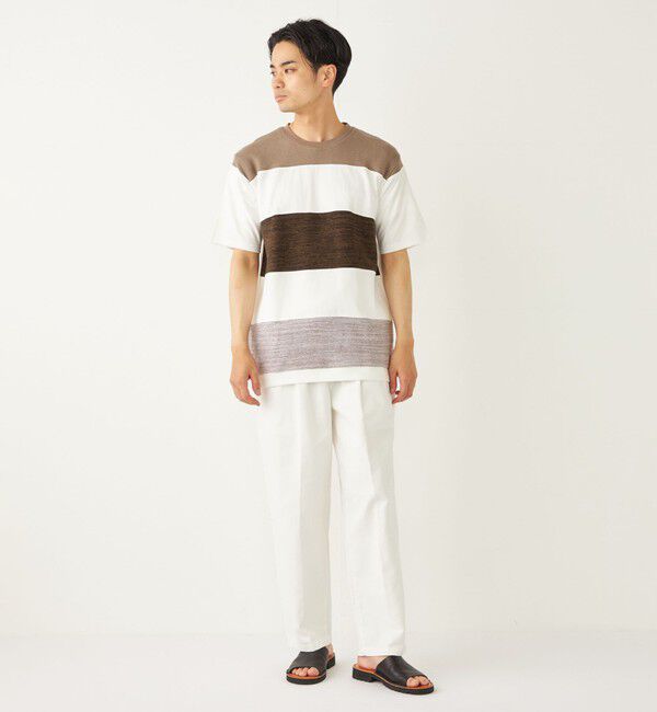 SHIPS Colors 「SHIPS Colors:〈手洗い可能〉切り替え ボーダー TEE◇」|Tシャツ・カットソー|