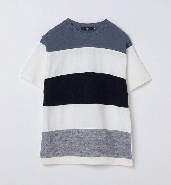SHIPS Colors 「SHIPS Colors:〈手洗い可能〉切り替え ボーダー TEE◇」|Tシャツ・カットソー|