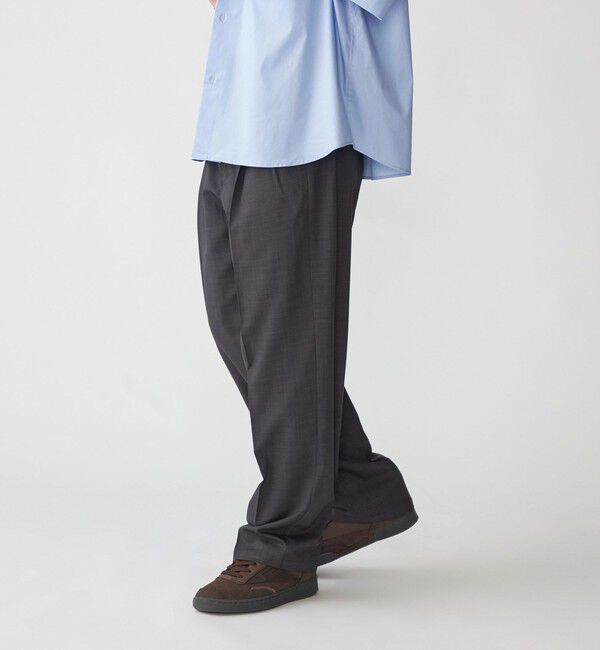 SHIPS「SHIPS: 2タック ワイド テーパード パンツ」|その他|