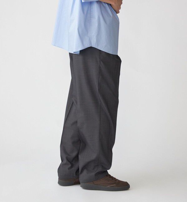 SHIPS「SHIPS: 2タック ワイド テーパード パンツ」|その他|