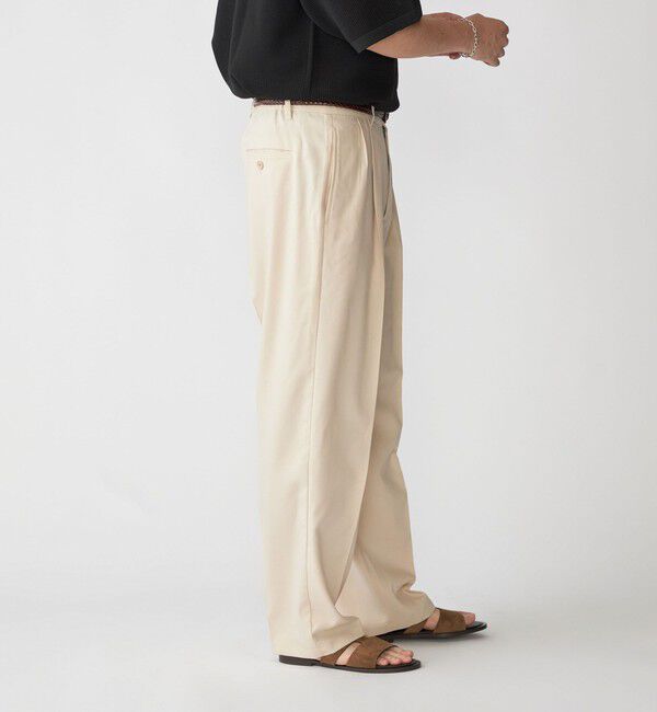 SHIPS「SHIPS: 2タック ワイド テーパード パンツ」|その他|