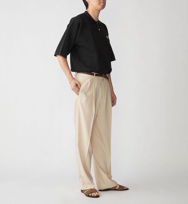 SHIPS「SHIPS: 2タック ワイド テーパード パンツ」|その他|