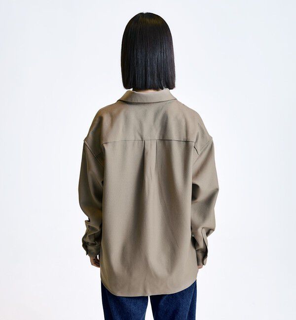 SHIPS「City Ambient Products: レギュラーカラー ロングスリーブ オーバー シャツ」|シャツ・ブラウス|