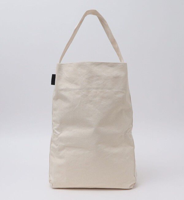 SHIPS「Kaan: MEGA BUCKET TOTE COTTON」|トートバッグ|ナチュラル