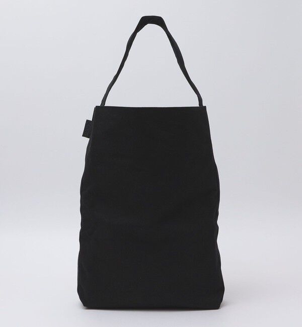 SHIPS「Kaan: MEGA BUCKET TOTE COTTON」|トートバッグ|ブラック