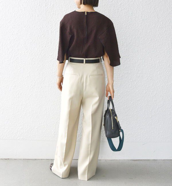 SHIPS for women「ウエスト ベルト デザイン セミワイド パンツ」|その他|