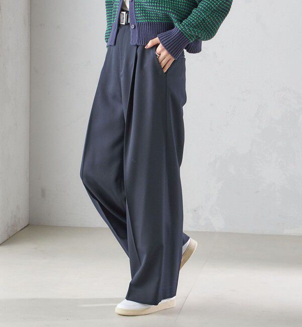 SHIPS for women「ウエスト ベルト デザイン セミワイド パンツ」|その他|