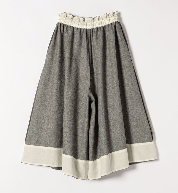 SHIPS any「SHIPS any:〈洗濯機可能〉ウールライク ギャザー キュロット パンツ」|キュロット|