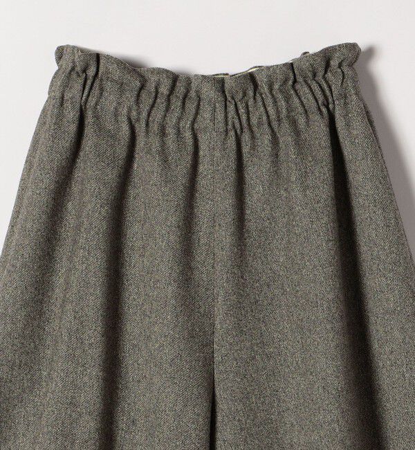 SHIPS any「SHIPS any:〈洗濯機可能〉ウールライク ギャザー キュロット パンツ」|キュロット|