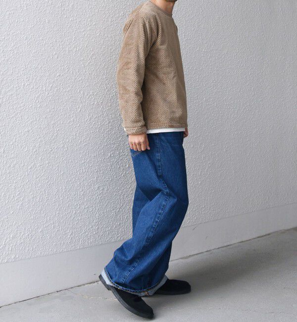 SHIPS any「【WEB限定】SHIPS any: パイナップル フリース フェイクレイヤード プルオーバー◇」|プルオーバー|