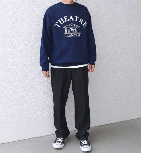 SHIPS any「SHIPS any:〈手洗い可能〉クラブロゴ ジャカード ニット◇」|ニット・セーター|