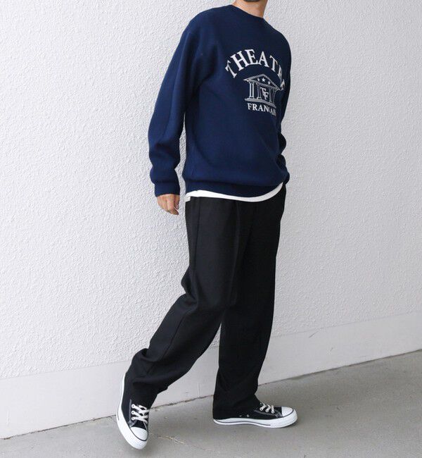 SHIPS any「SHIPS any:〈手洗い可能〉クラブロゴ ジャカード ニット◇」|ニット・セーター|