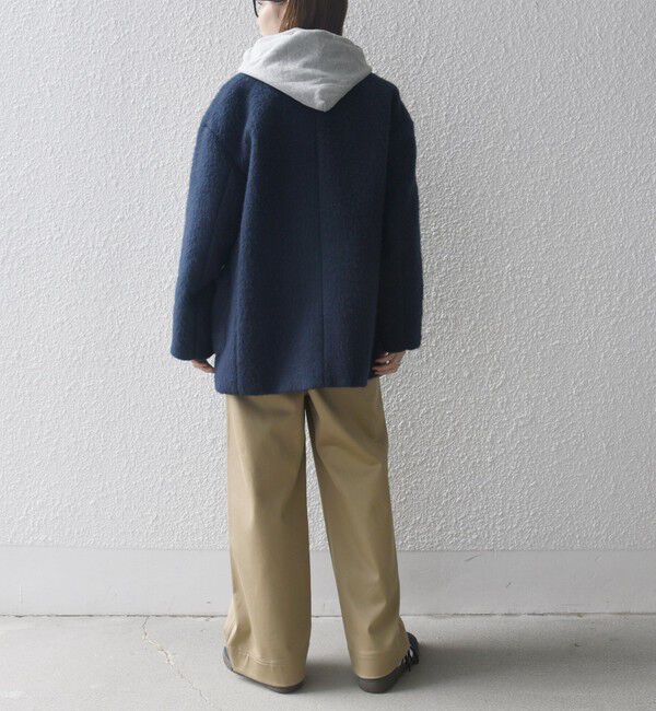 SHIPS any「SHIPS any: ウール ミックス シャギー シングル コート」|その他|