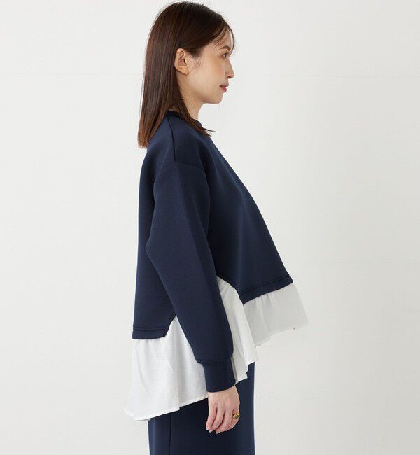 SHIPS Colors 「SHIPS Colors:〈洗濯機可能〉ダンボール フハクドッキング トップス」|Tシャツ・カットソー|