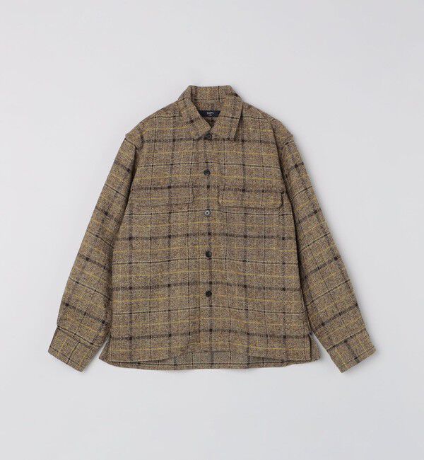SHIPS Colors 「SHIPS Colors:〈洗濯機可能〉チェック柄 CPO シャツ ジャケット」|シャツ・ブラウス|