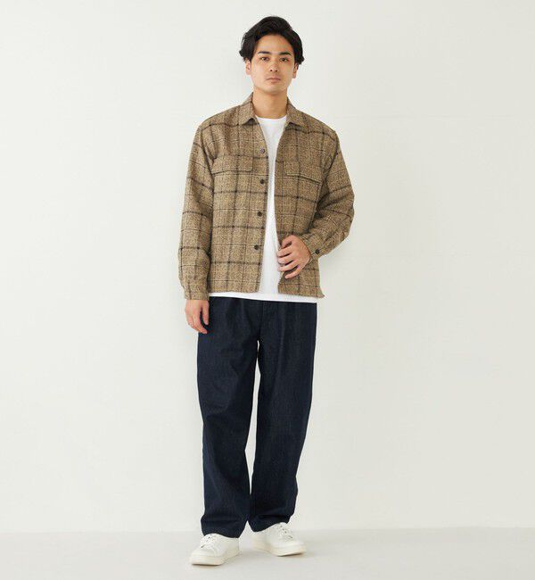 SHIPS Colors 「SHIPS Colors:〈洗濯機可能〉チェック柄 CPO シャツ ジャケット」|シャツ・ブラウス|