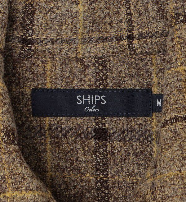 SHIPS Colors 「SHIPS Colors:〈洗濯機可能〉チェック柄 CPO シャツ ジャケット」|シャツ・ブラウス|
