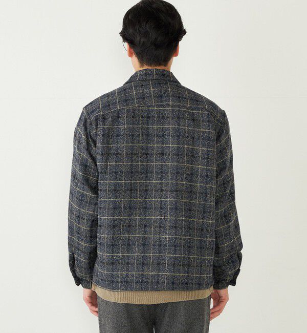 SHIPS Colors 「SHIPS Colors:〈洗濯機可能〉チェック柄 CPO シャツ ジャケット」|シャツ・ブラウス|