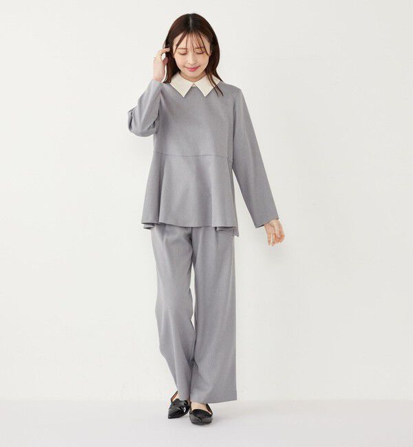 SHIPS Colors 「SHIPS Colors:〈手洗い可能〉デタッチャブルカラー2WAY ブラウス◇」|シャツ・ブラウス|