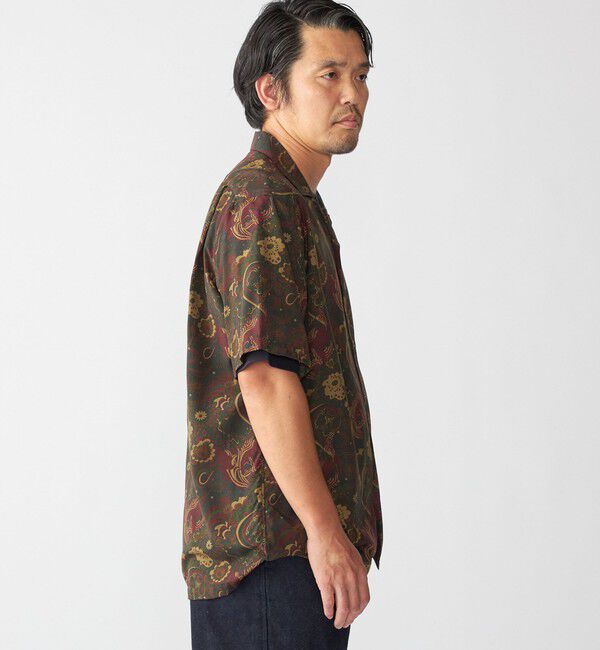 SHIPS「Southwick Gate Label: COLONIAL PRINT ショートスリーブ シャツ」|シャツ・ブラウス|