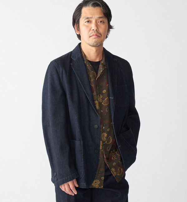 SHIPS「Southwick Gate Label: COLONIAL PRINT ショートスリーブ シャツ」|シャツ・ブラウス|