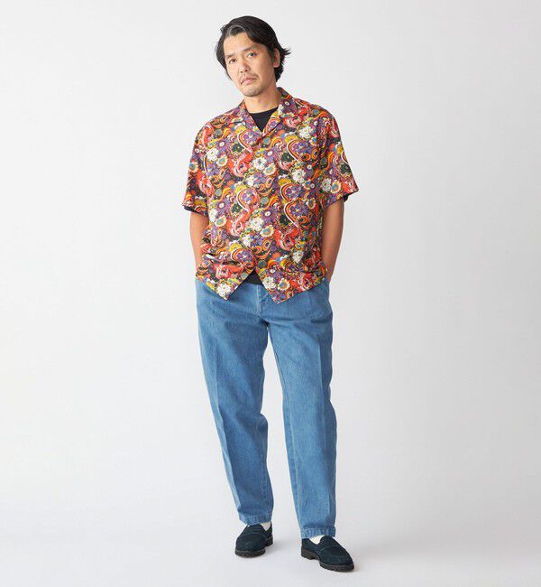 SHIPS「Southwick Gate Label: COLONIAL PRINT ショートスリーブ シャツ」|シャツ・ブラウス|