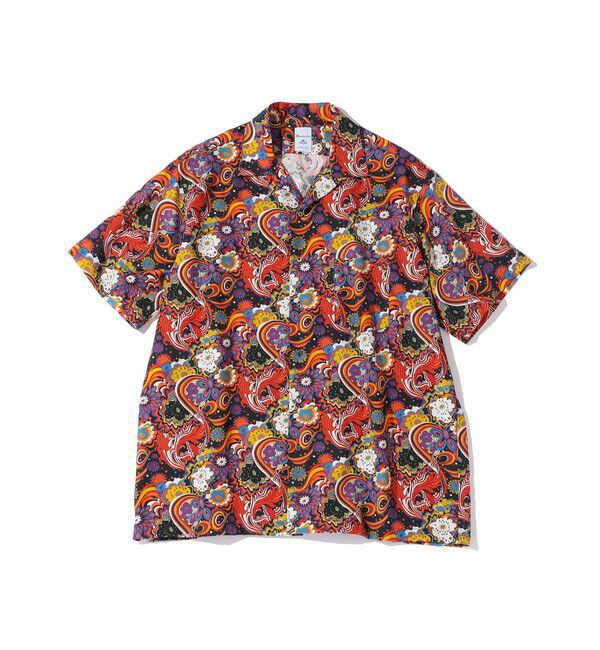 SHIPS「Southwick Gate Label: COLONIAL PRINT ショートスリーブ シャツ」|シャツ・ブラウス|
