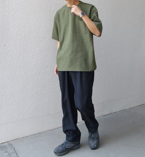 SHIPS any「SHIPS any:〈洗濯機可能〉ラウンド フェイク レイヤード Tシャツ(セットアップ対応) 25SS◇」|Tシャツ・カットソー|