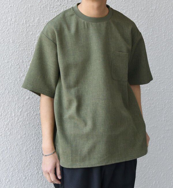 SHIPS any「SHIPS any:〈洗濯機可能〉ラウンド フェイク レイヤード Tシャツ(セットアップ対応) 25SS◇」|Tシャツ・カットソー|