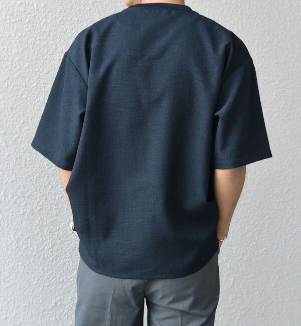 SHIPS any「SHIPS any:〈洗濯機可能〉ラウンド フェイク レイヤード Tシャツ(セットアップ対応) 25SS◇」|Tシャツ・カットソー|