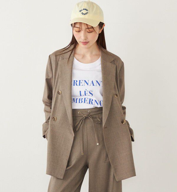 SHIPS Colors 「SHIPS Colors:〈手洗い可能〉ダブルボタン ジャケット◇」|テーラードジャケット|ブラウン