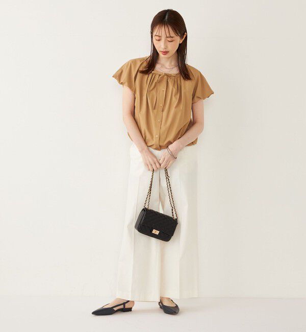 SHIPS Colors 「SHIPS Colors:〈洗濯機可能〉バルーンスリーブ ブラウス」|シャツ・ブラウス|