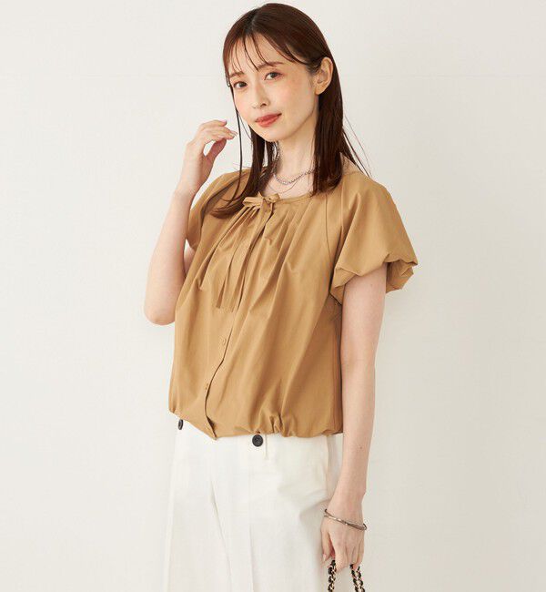 SHIPS Colors 「SHIPS Colors:〈洗濯機可能〉バルーンスリーブ ブラウス」|シャツ・ブラウス|