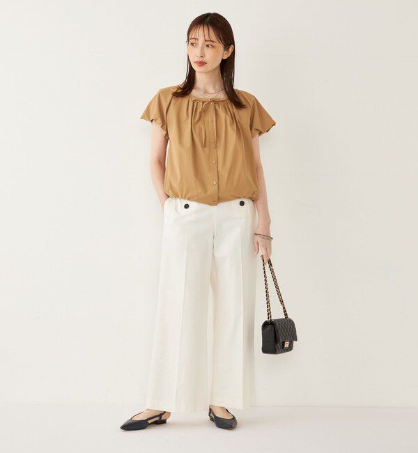 SHIPS Colors 「SHIPS Colors:〈洗濯機可能〉バルーンスリーブ ブラウス」|シャツ・ブラウス|