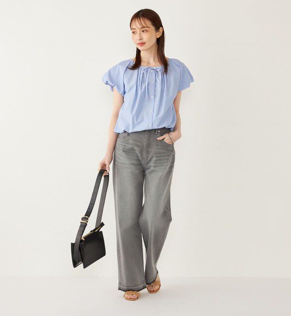 SHIPS Colors 「SHIPS Colors:〈洗濯機可能〉バルーンスリーブ ブラウス」|シャツ・ブラウス|