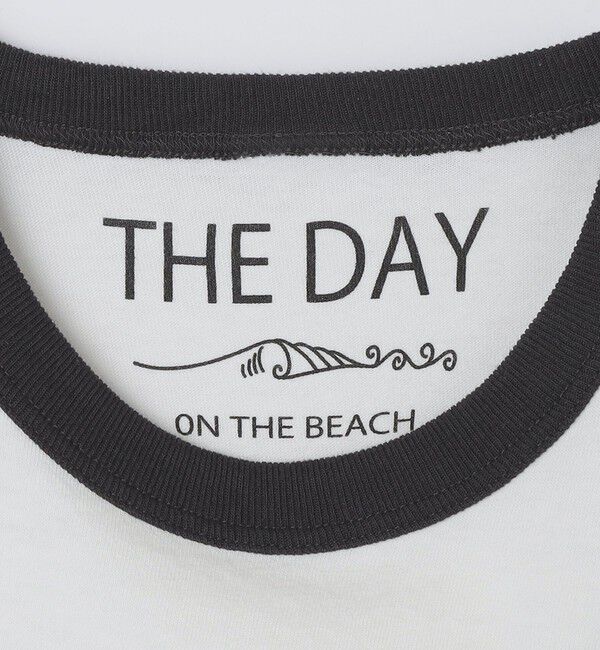 SHIPS「【SHIPS別注】THE DAY ON THE BEACH: プリント リンガー Tシャツ」|Tシャツ・カットソー|