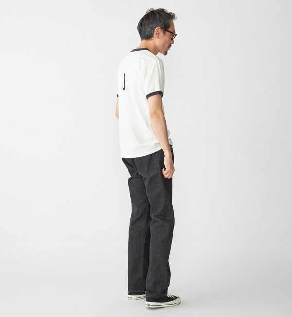 SHIPS「【SHIPS別注】THE DAY ON THE BEACH: プリント リンガー Tシャツ」|Tシャツ・カットソー|