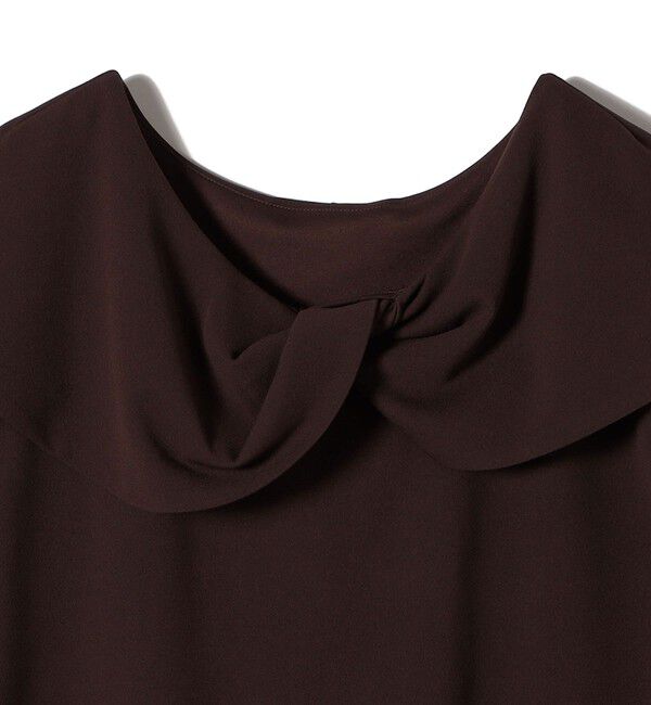 SHIPS Colors 「SHIPS Colors:〈手洗い可能〉ジョーゼット ネジリ カラー トップス」|Tシャツ・カットソー|