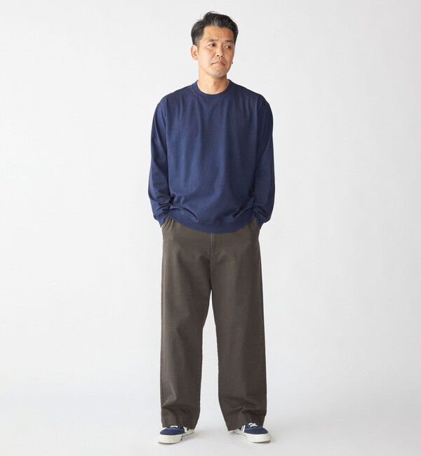 SHIPS「SHIPS: AUTHENTIC コットン スウェット ロングスリーブ Tシャツ」|Tシャツ・カットソー|