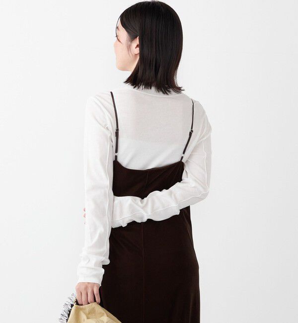 SHIPS Colors 「SHIPS Colors:〈手洗い可能〉シアー ドライ タッチ インナー TEE」|Tシャツ・カットソー|