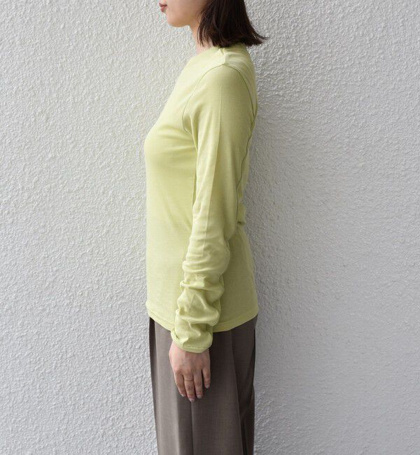 SHIPS Colors 「SHIPS Colors:〈手洗い可能〉シアー ドライ タッチ インナー TEE」|Tシャツ・カットソー|